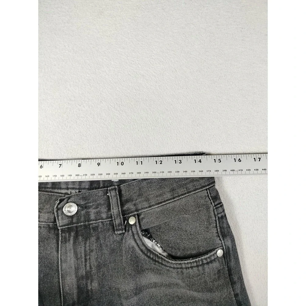 Levis SilverTab Stay Loose Jeans Youth 18 Gray Wide Leg Denim Adjustable Waist
